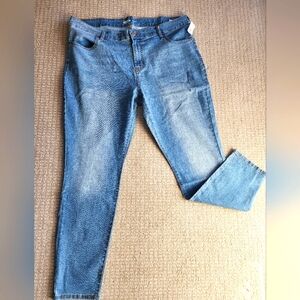 Size 18 Old Navy Super Skinny Blue Jeans BNWT